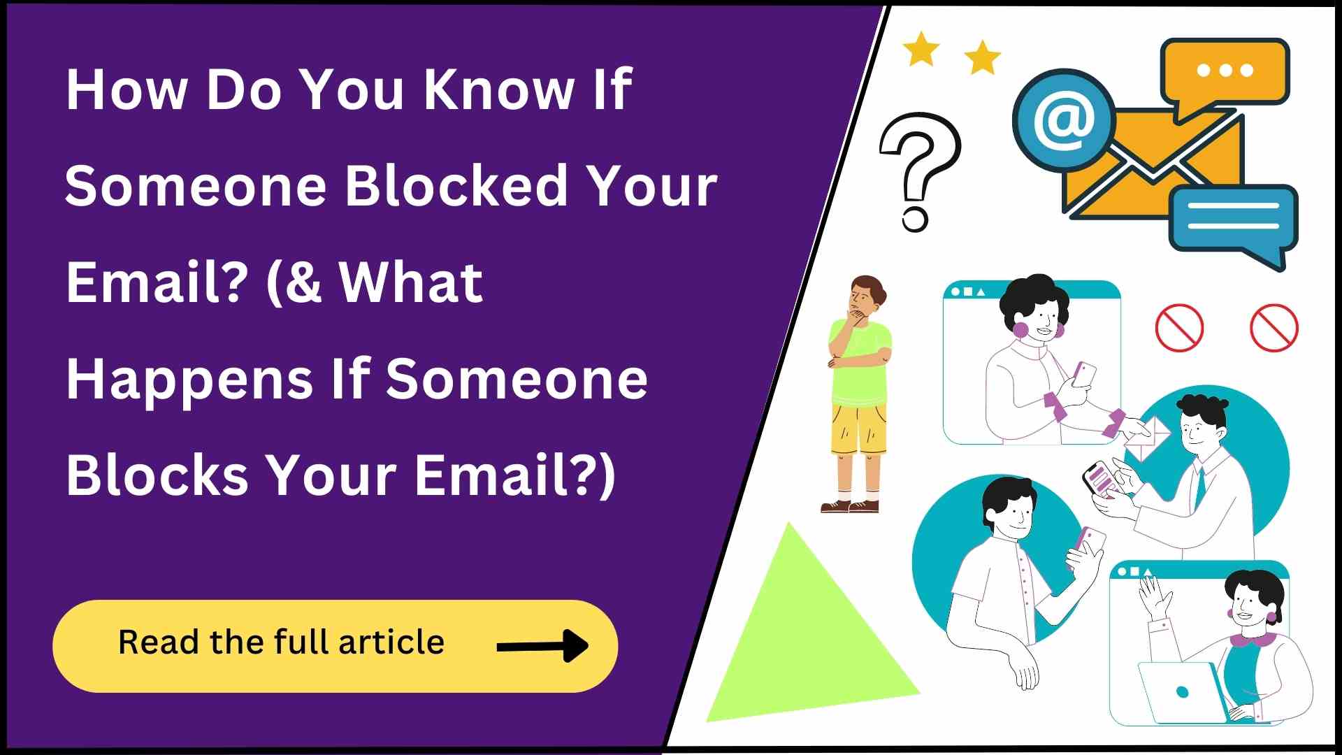 if someone blocked your email how do you know