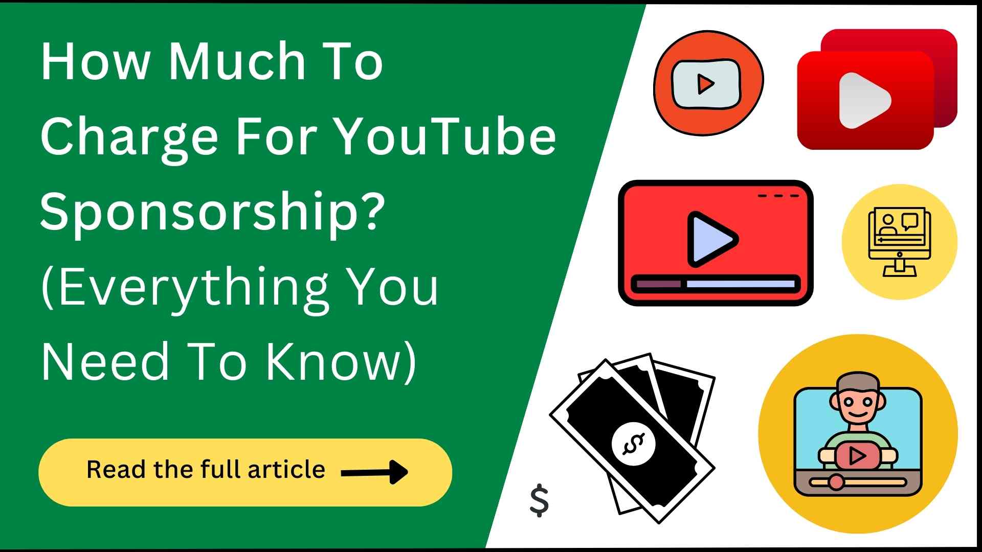 How Much To Charge For YouTube Sponsorship? (Read This)